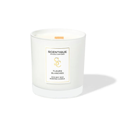 Lumânare soia Fleurs Blanches