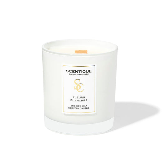 Lumânare soia Fleurs Blanches